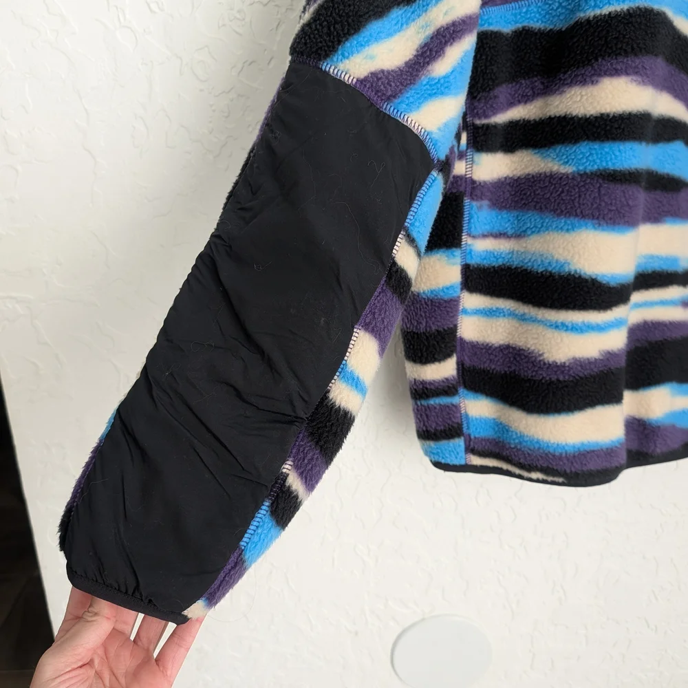 Mountain Hardwear HiCamp Fleece Pullover Purple Blue White Women's Medium - Picture 4 of 4